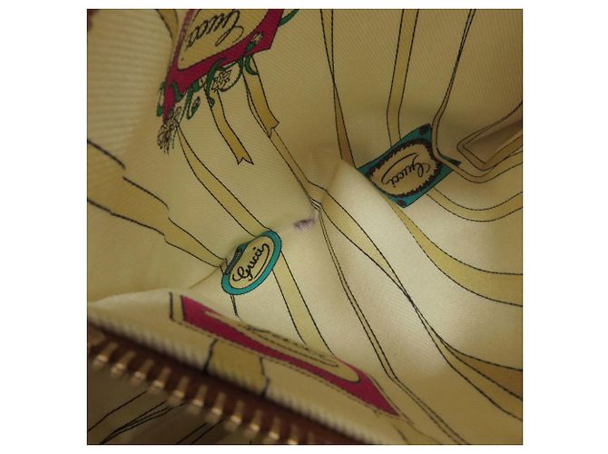 Bolso Tote Gucci 161129 GG Pattern Castaño - vista 9