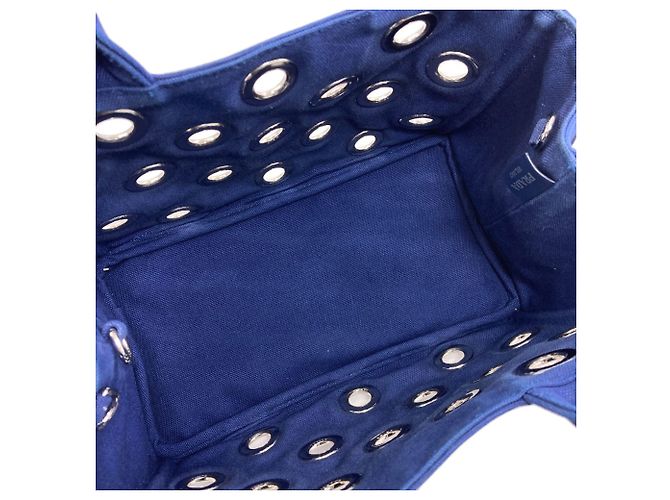Prada 1BG439 Canapa Perforated 2-Way Handbag - vista 5