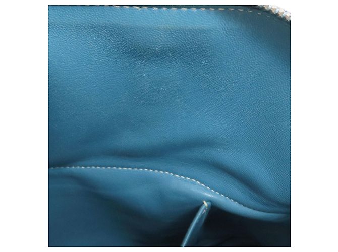 Hermès Borsa a mano Hermes Bolide 31 in Blue Jean - vista 10