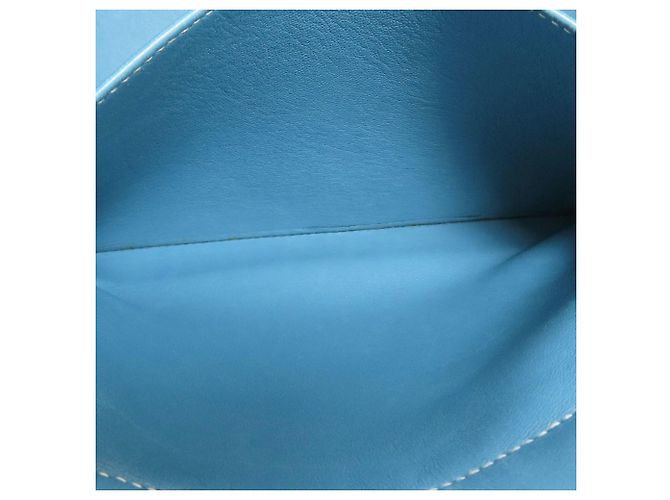 Hermès Borsa a mano Hermes Bolide 31 in Blue Jean - vista 11