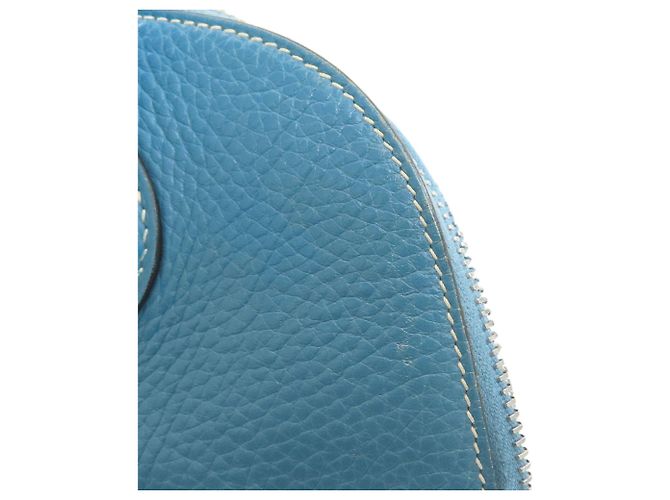 Hermès Borsa a mano Hermes Bolide 31 in Blue Jean - vista 12