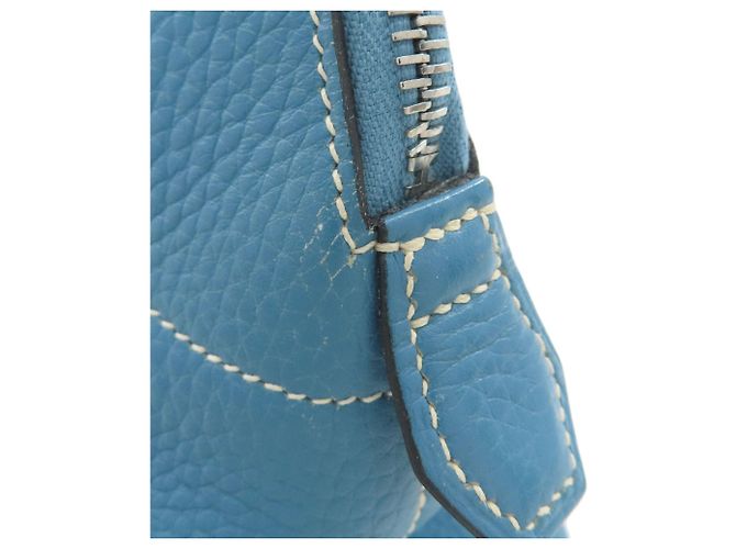 Hermès Borsa a mano Hermes Bolide 31 in Blue Jean - vista 14