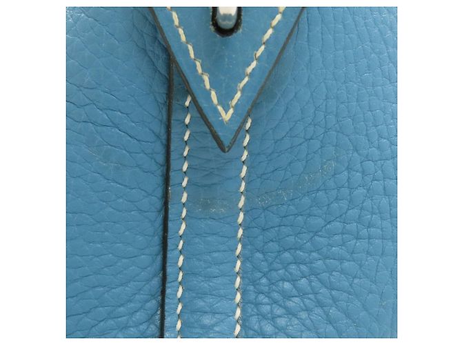 Hermès Borsa a mano Hermes Bolide 31 in Blue Jean - vista 16