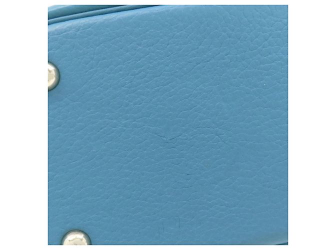 Hermès Borsa a mano Hermes Bolide 31 in Blue Jean - vista 17