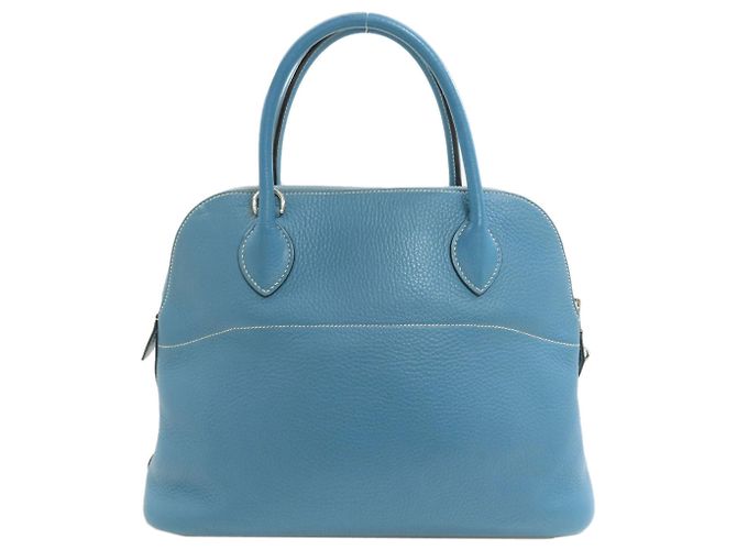Hermès Borsa a mano Hermes Bolide 31 in Blue Jean - vista 2