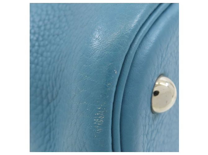 Hermès Borsa a mano Hermes Bolide 31 in Blue Jean - vista 24