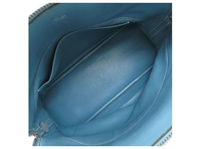Hermès Borsa a mano Hermes Bolide 31 in Blue Jean - vista 5