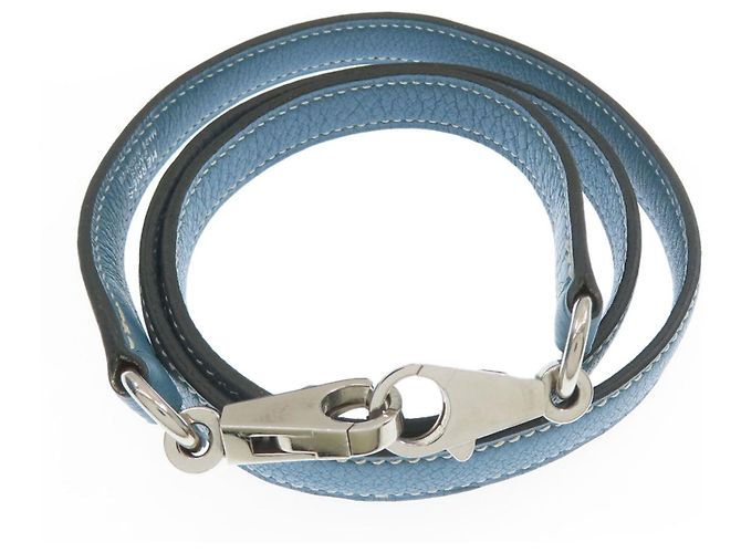 Hermès Borsa a mano Hermes Bolide 31 in Blue Jean - vista 8
