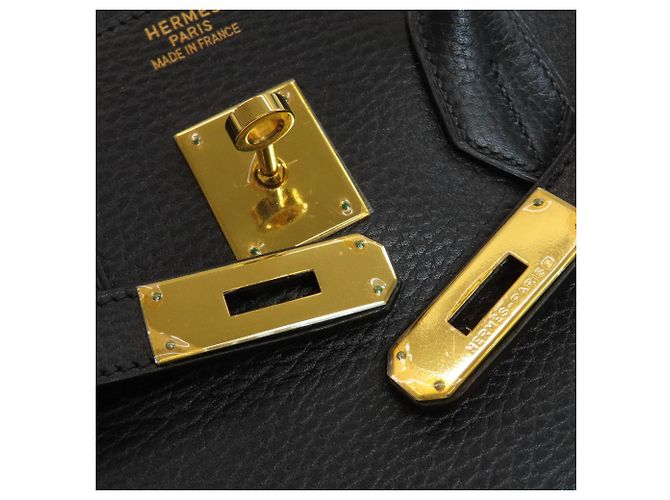 Hermès Hermes Birkin 35 Handtasche in Schwarz - Ansicht 15