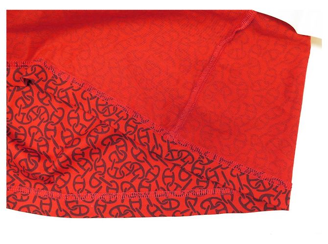 Hermès NUOVA T-SHIRT HERMES H MICRO JERSEY JACQUARD 36 S CHAINE D'ANCRE H4E4620 TOP - vista 8
