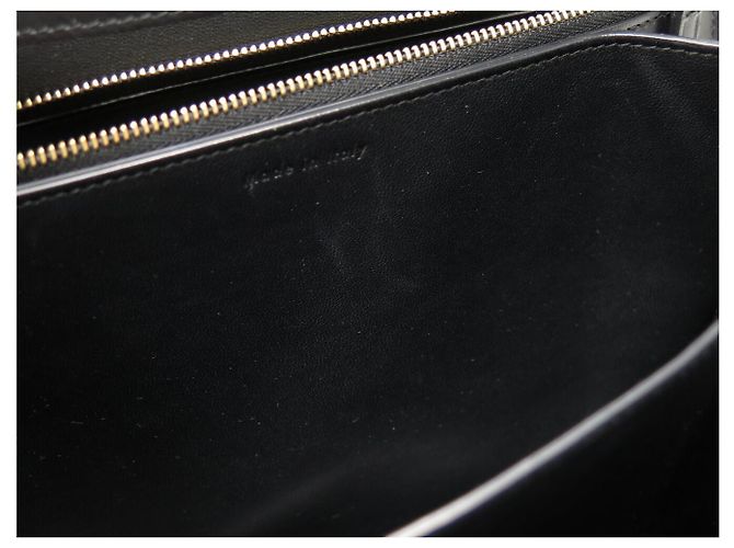 Céline BOLSA DE MÃO CELINE CLASSIC MEDIUM EM COURO BOX PRETO COM ALÇA TIRACÓLOS - vista 10