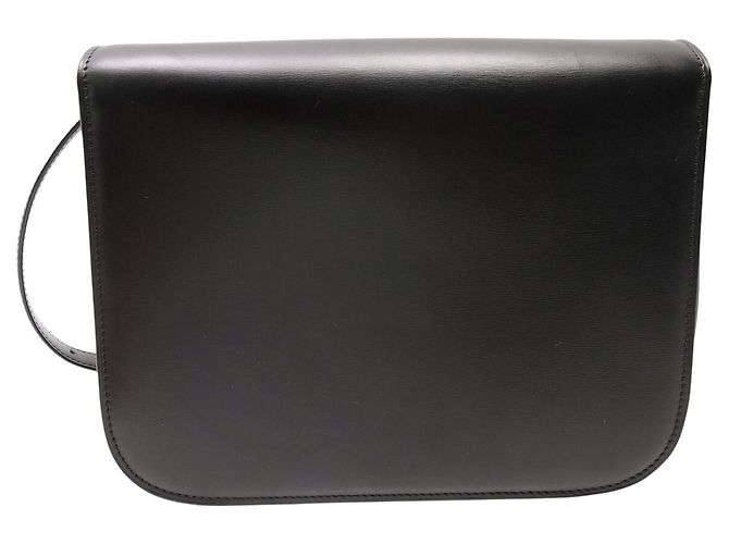 Céline BOLSA DE MÃO CELINE CLASSIC MEDIUM EM COURO BOX PRETO COM ALÇA TIRACÓLOS - vista 2