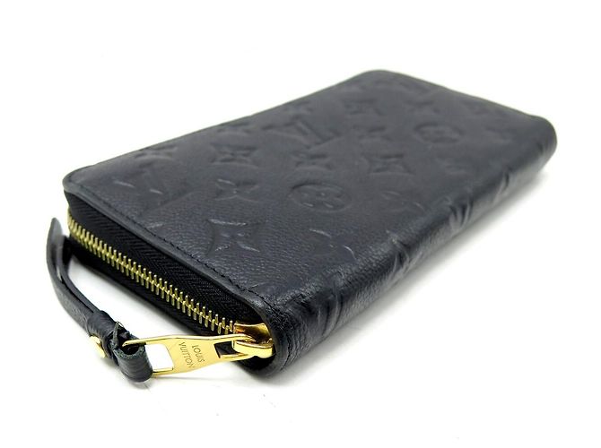 NEUE LOUIS VUITTON ZIPPY WALLET M61864 MONOGRAM EMPREINTE LEDER Schwarz - Ansicht 4