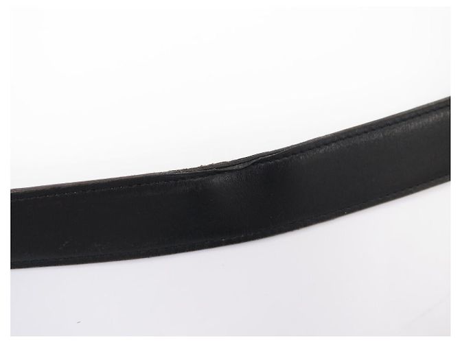 Hermès LIEN HERMES GÜRTEL 32MM AUS REVERSIBLEM LEDER TOGO GOLD BOX NOIR T95 BELT - Ansicht 14