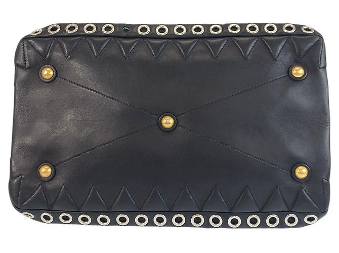 Miu Miu Biker Tote Bag aus Leder - Ansicht 10