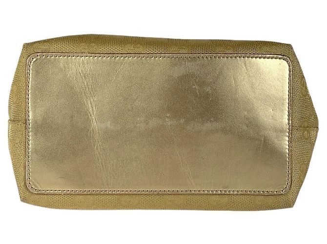 Borsa tote Gucci GG Canvas oro metallizzato - vista 10