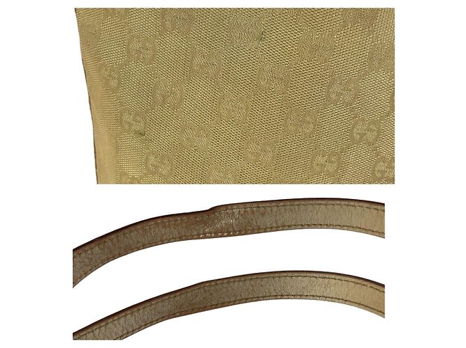 Borsa tote Gucci GG Canvas oro metallizzato - vista 5