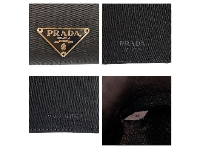 Prada Nylon Tessuto Logo Compact Wallet - view 3