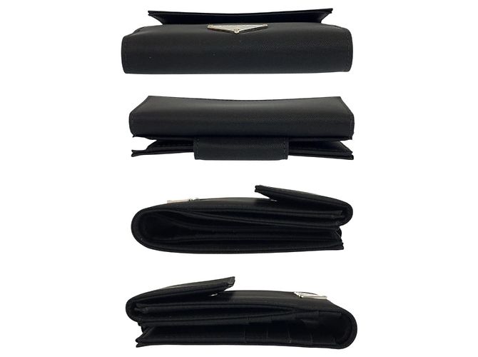 Prada Nylon Tessuto Logo Compact Wallet - view 9