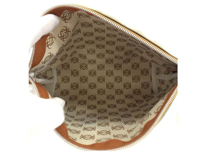Loewe Anagram Nylon-Tasche Weiß - Ansicht 9