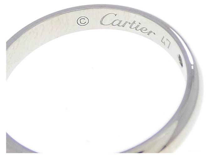 Cartier Ehering aus Platin Größe 7 - Ansicht 4
