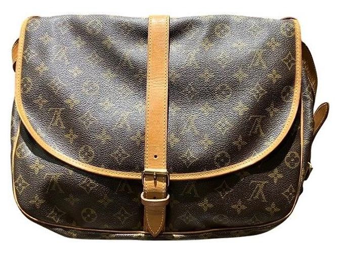 Bolso de hombro Louis Vuitton Saumur 35 Monogram - vista 2
