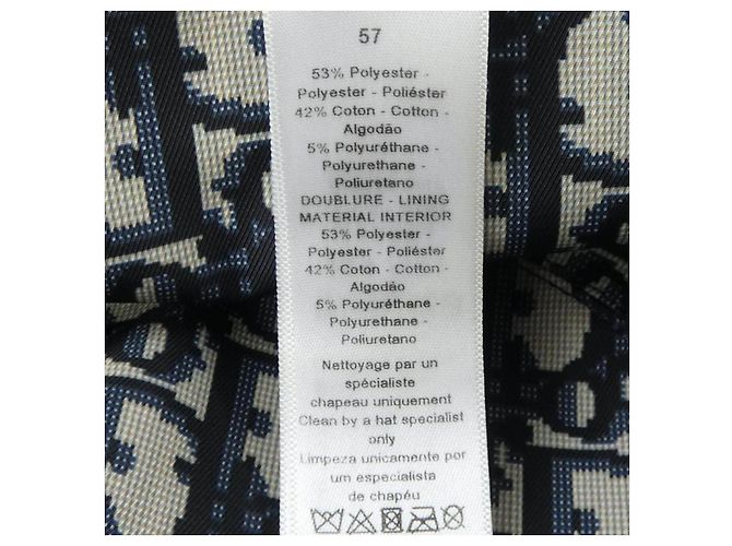 Sombrero Christian Dior TEDDY-D Oblique - vista 3