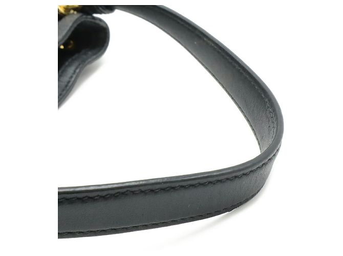 Prada Canvas Leather Logo Jacquard Bucket Bag - view 4