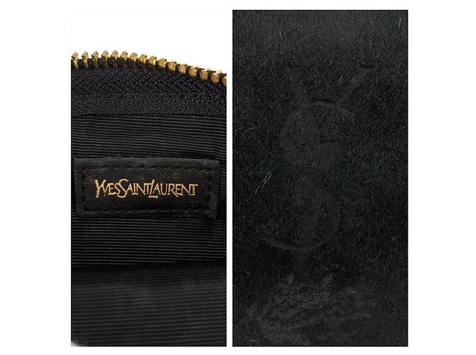 Autre Marque Pouch in camoscio Yves Saint Laurent - vista 4