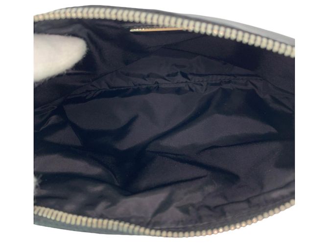 Pochette Prada en Nylon Cuir Tessuto Saffiano Logo Bleu - vue 6