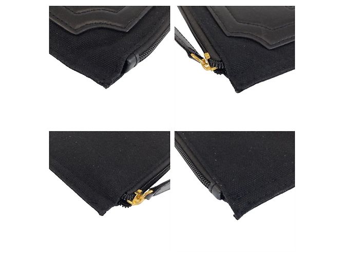 Necessaire de maquilhagem Givenchy em lona preta Preto - vista 4
