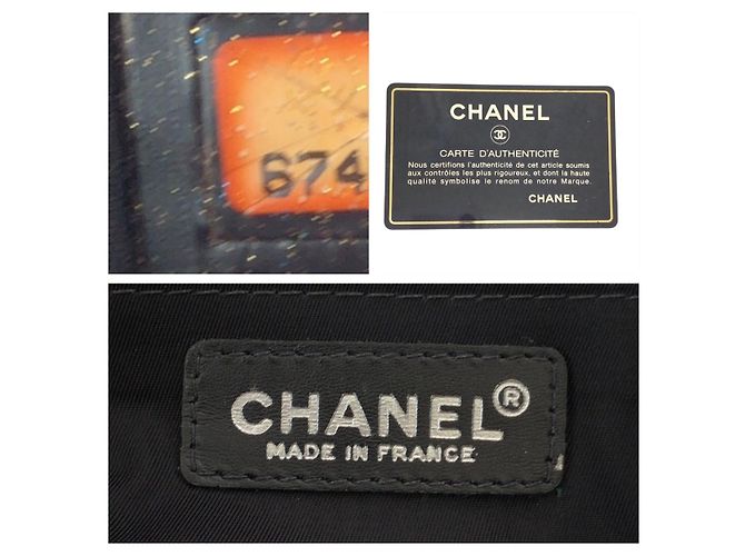 Borsa Tote Chanel in nylon e pelle - vista 4