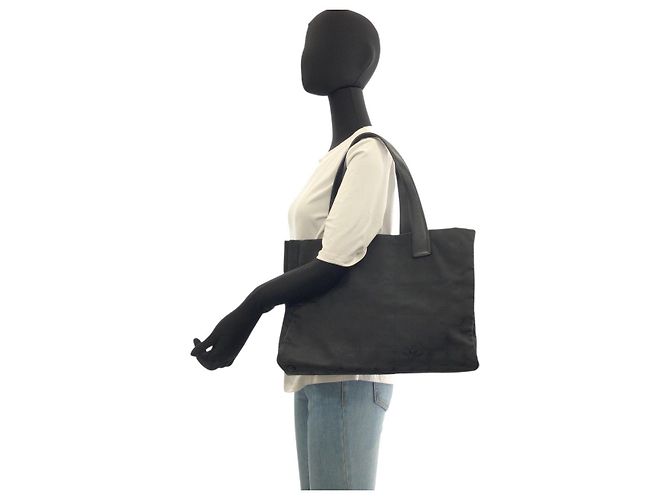 Borsa Tote Chanel in nylon e pelle - vista 7