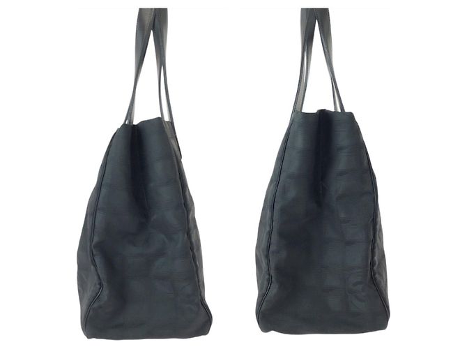 Borsa Tote Chanel in nylon e pelle - vista 8