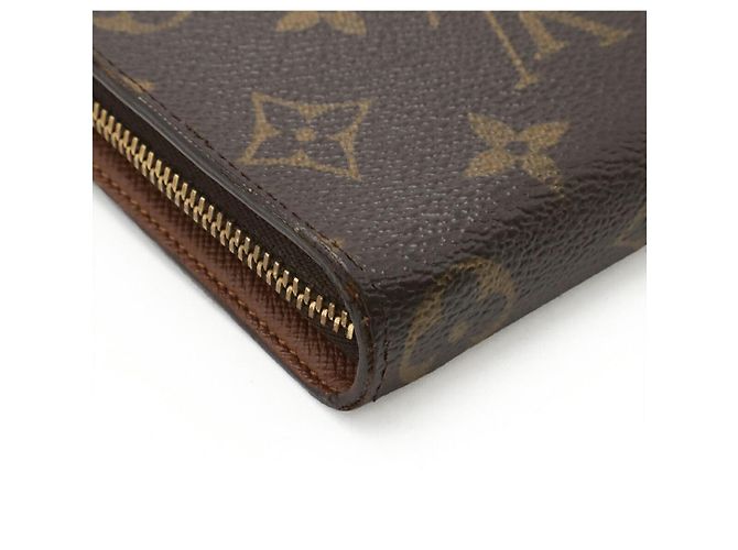 Portefeuille long zippé Louis Vuitton Monogram - vue 3