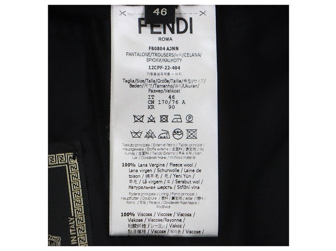 Fendi Versace Wool Slacks - view 9