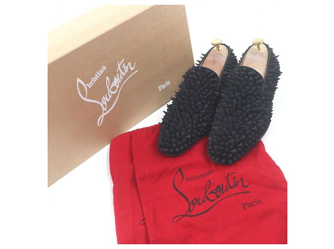 Mocassini in camoscio con borchie Christian Louboutin DANDY PIK PIK - vista 2