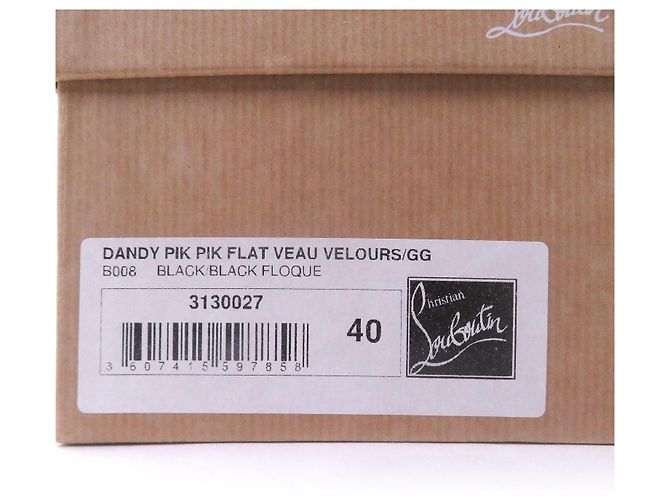 Mocassini in camoscio con borchie Christian Louboutin DANDY PIK PIK - vista 9