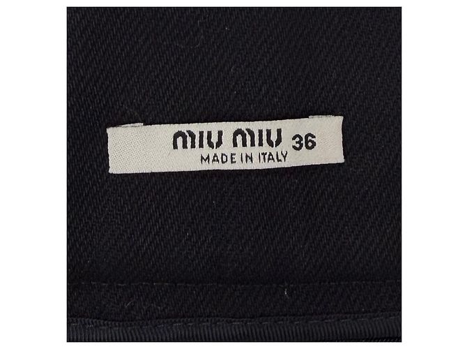 Miu Miu Gonna in cotone MIUMIU - vista 8