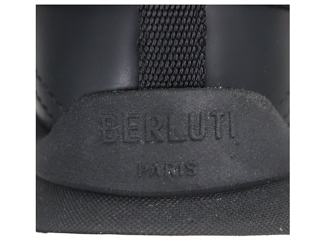 Baskets Gravity en cuir et mesh Berluti - vue 10