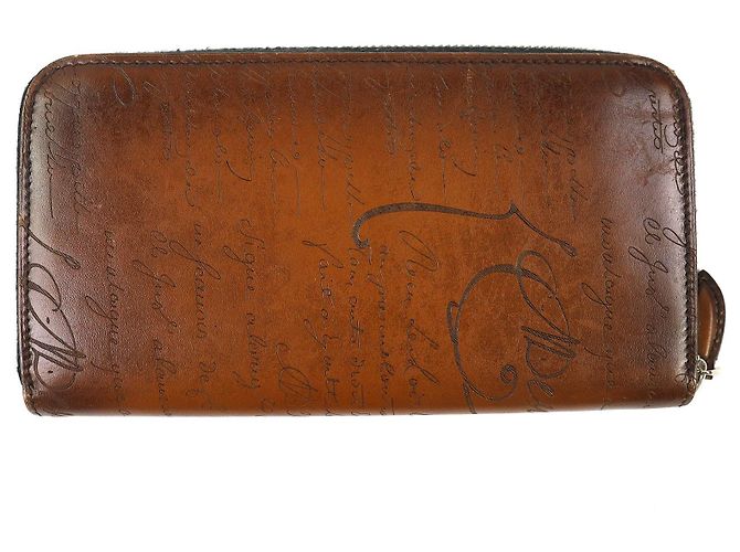 Cartera larga de cuero Calligraphy Berluti ITAUBA - vista 2
