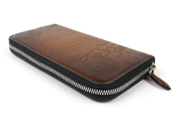 Cartera larga de cuero Calligraphy Berluti ITAUBA - vista 3