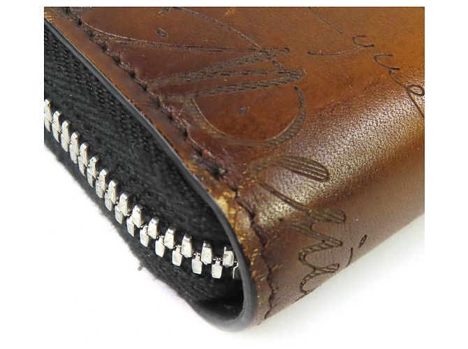 Cartera larga de cuero Calligraphy Berluti ITAUBA - vista 5