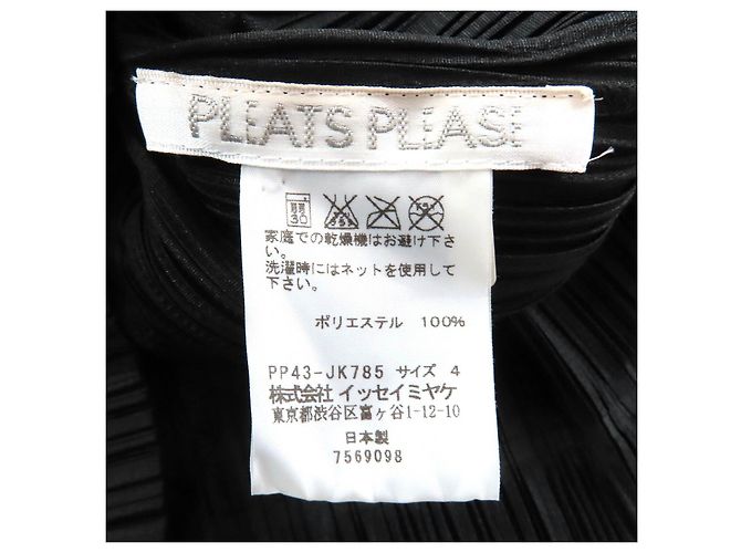 Issey Miyake PLEATS PLEASE Langarm-T-Shirt aus Polyester mit Allover-Print - Ansicht 5