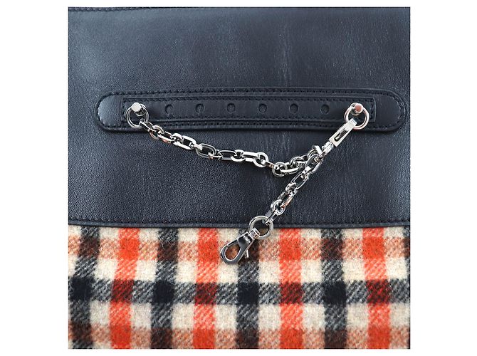 Hermès 3H0322DE Rock aus Kaschmirwolle und Lammleder 34 - Ansicht 6