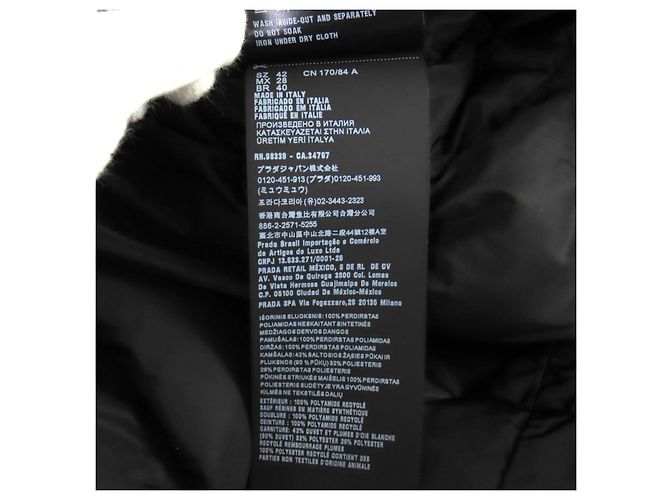 PRADA Recycled Polyamide Down Coat - view 12