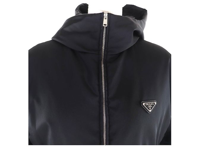 PRADA Recycled Polyamide Down Coat - view 4