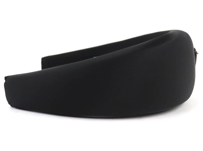 Prada Triangle logo RE-NYLON Headband Black - view 3