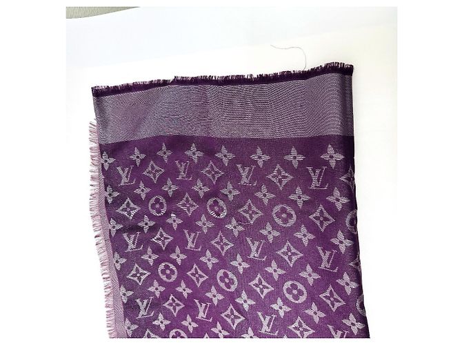 Estola de seda Monogram Louis Vuitton - vista 10