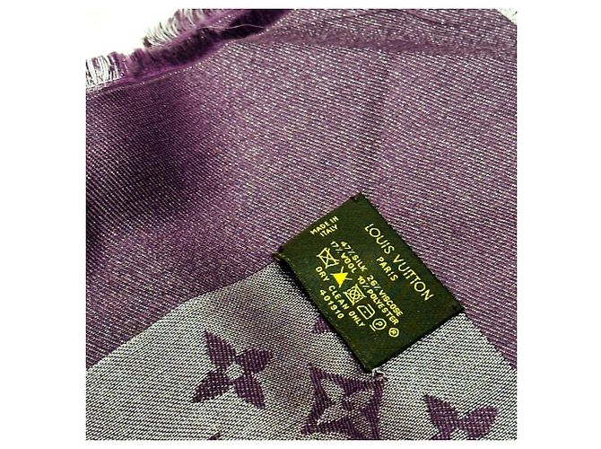 Estola de seda Monogram Louis Vuitton - vista 14
